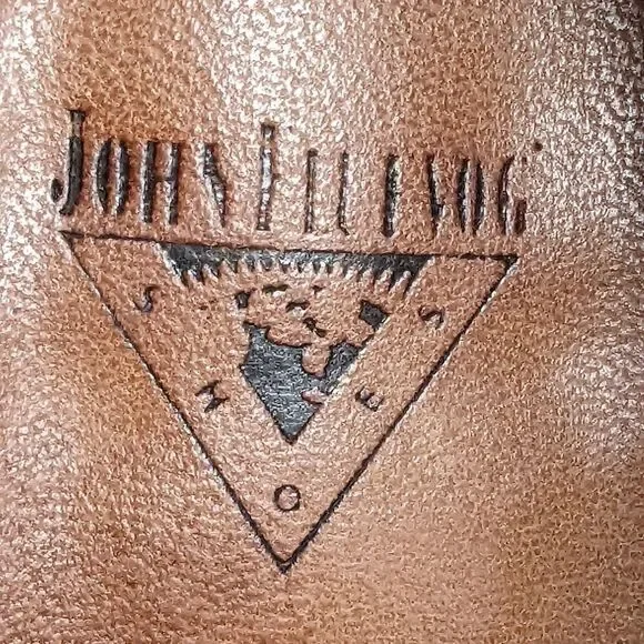 John Fluevog Bellevue DeVere Black Paisley Diamond Perforated Boot